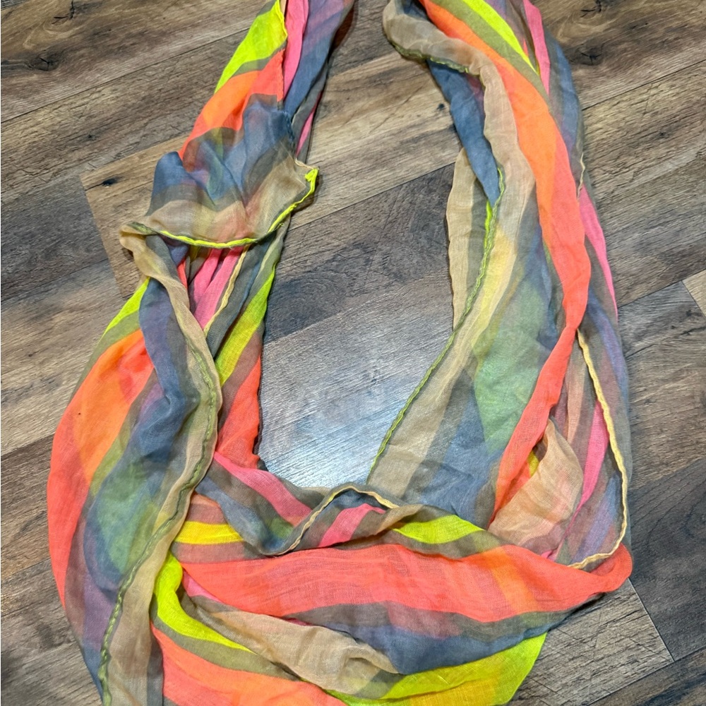 Colorful Striped Scarf